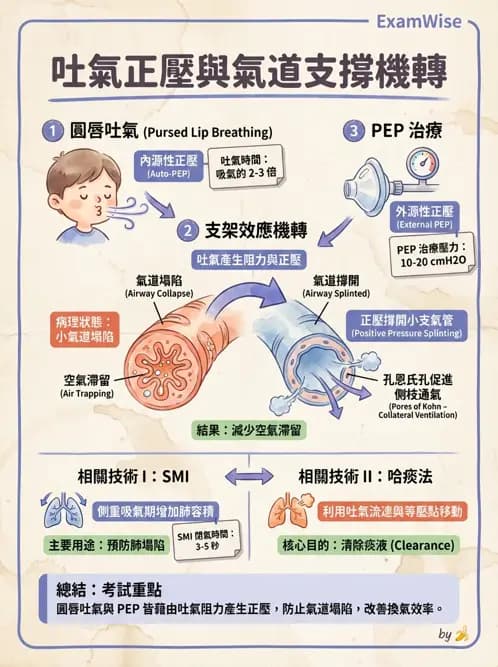 物治 - 氣道廓清與呼吸訓練技術 - AI 圖文解析預覽