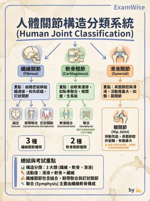 物治 - 骨骼與關節解剖 - AI 圖文解析預覽