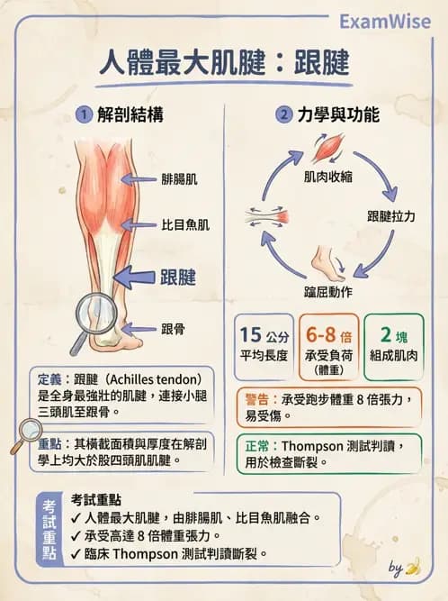 物治 - 軀幹與下肢肌肉解剖 - AI 圖文解析預覽