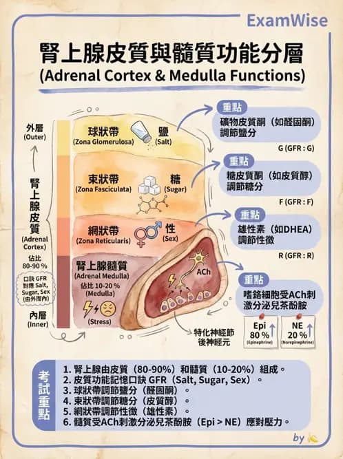 物治 - 內分泌與皮膚解剖 - AI 圖文解析預覽