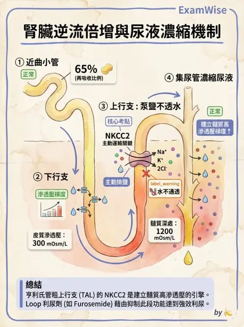 物治 - 消化泌尿系統生理 - AI 圖文解析預覽