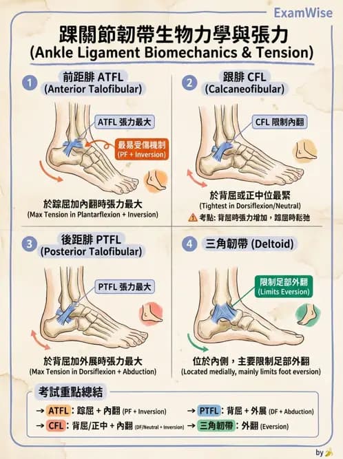 物治 - 踝與足部肌動學與生物力學 - AI 圖文解析預覽