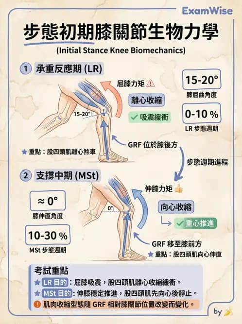 物治 - 步態週期與生物力學 - AI 圖文解析預覽