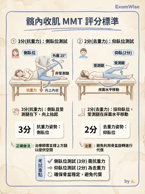 物治 - 下肢徒手肌力測試 - AI 圖文解析預覽