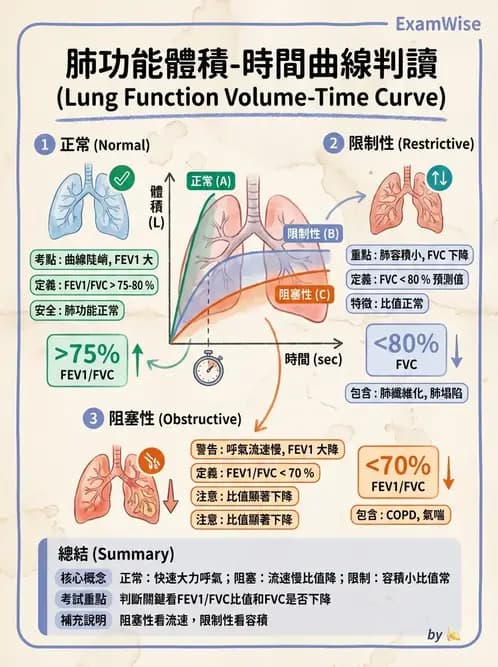 物治 - 肺功能測試與血氣體分析 - AI 圖文解析預覽
