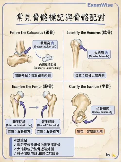 物治 - 骨骼與關節解剖 - AI 圖文解析預覽