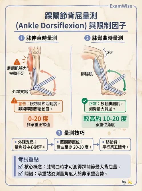 物治 - 下肢與脊椎關節活動度 - AI 圖文解析預覽