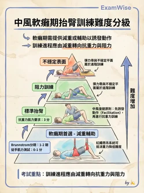 物治 - 腦中風姿勢控制平衡與轉位 - AI 圖文解析預覽