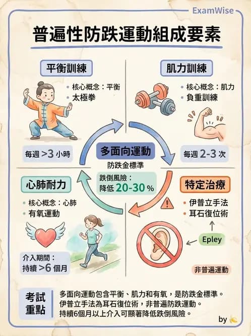 物治 - 跌倒預防與平衡訓練 - AI 圖文解析預覽