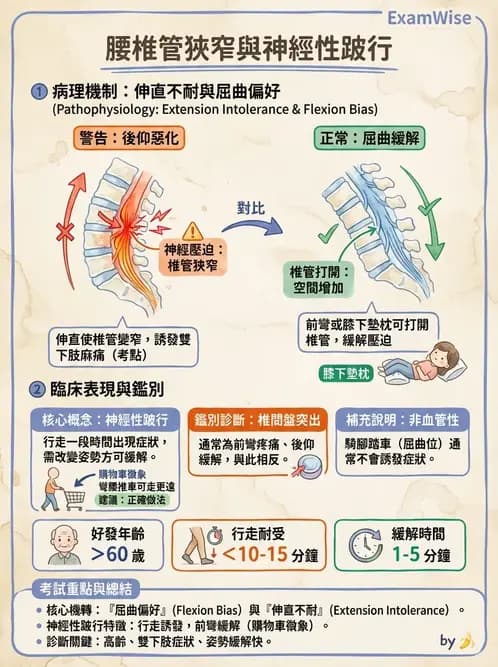物治 - 腰椎椎間盤與脊椎狹窄 - AI 圖文解析預覽