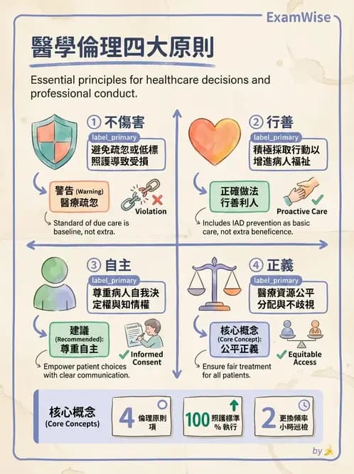 物治 - 醫學倫理原則應用 - AI 圖文解析預覽