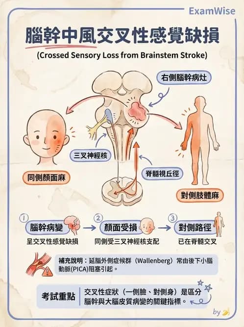 物治 - 腦中風病理與血管解剖 - AI 圖文解析預覽