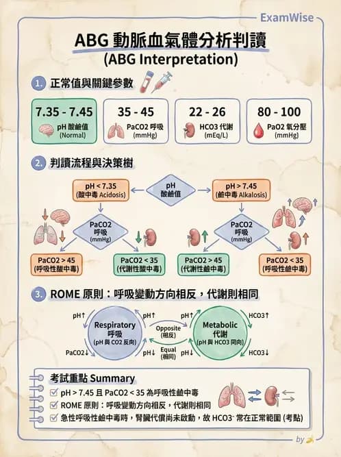 物治 - 肺功能測試與血氣體分析 - AI 圖文解析預覽
