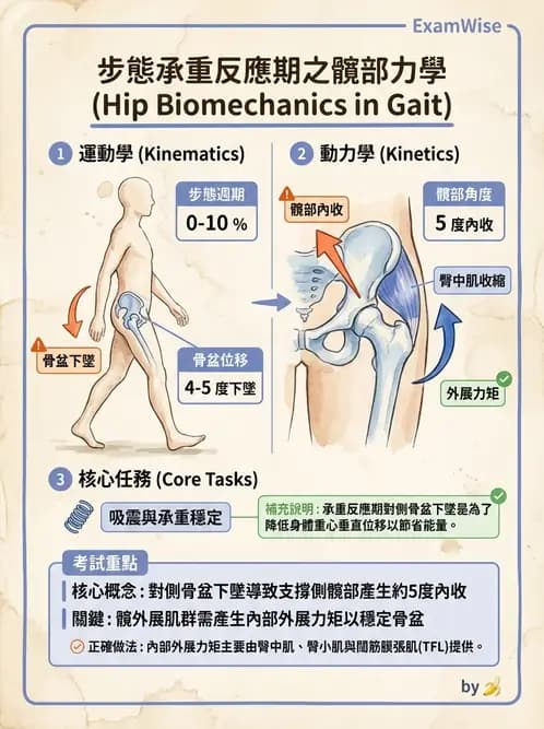 物治 - 步態週期與生物力學 - AI 圖文解析預覽