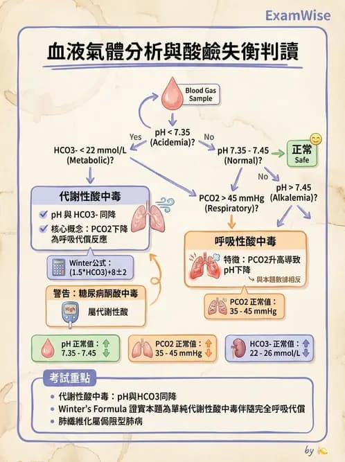 醫檢師 - 血液氣體分析 - AI 圖文解析預覽