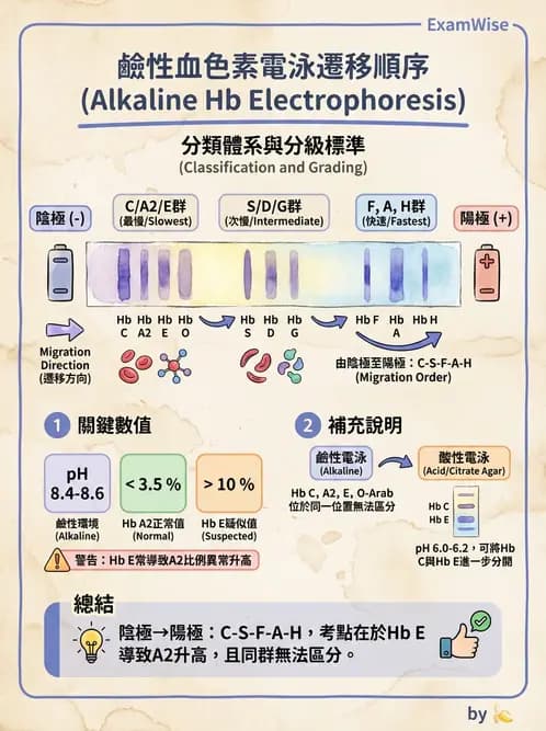 醫檢師 - 溶血性貧血與血色素病變 - AI 圖文解析預覽