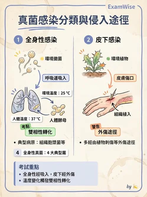 醫檢師 - 系統性與機會性真菌感染 - AI 圖文解析預覽