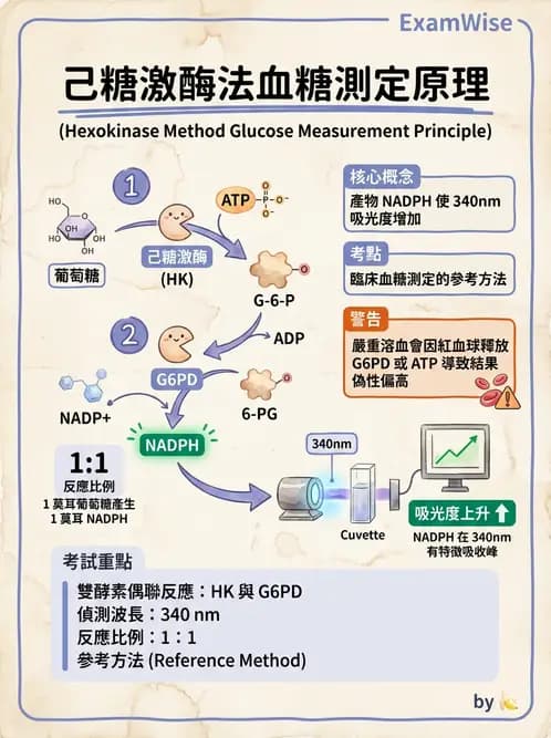醫檢師 - 醣類代謝與糖尿病 - AI 圖文解析預覽
