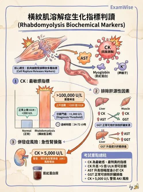 醫檢師 - 臨床酵素學基礎 - AI 圖文解析預覽