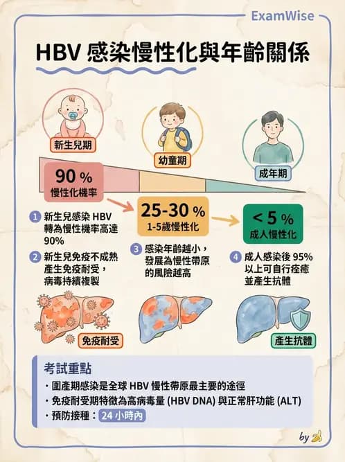 醫檢師 - B型肝炎病毒 - AI 圖文解析預覽