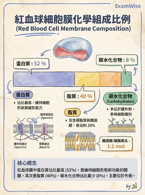 醫檢師 - 紅血球生理與形態 - AI 圖文解析預覽
