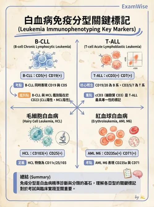 醫檢師 - 淋巴瘤、漿細胞疾病與白血球異常 - AI 圖文解析預覽