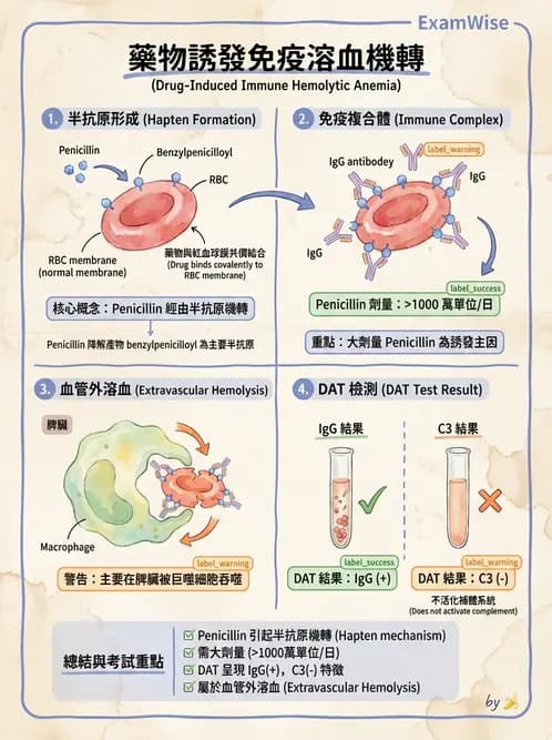 醫檢師 - 溶血性貧血與血色素病變 - AI 圖文解析預覽