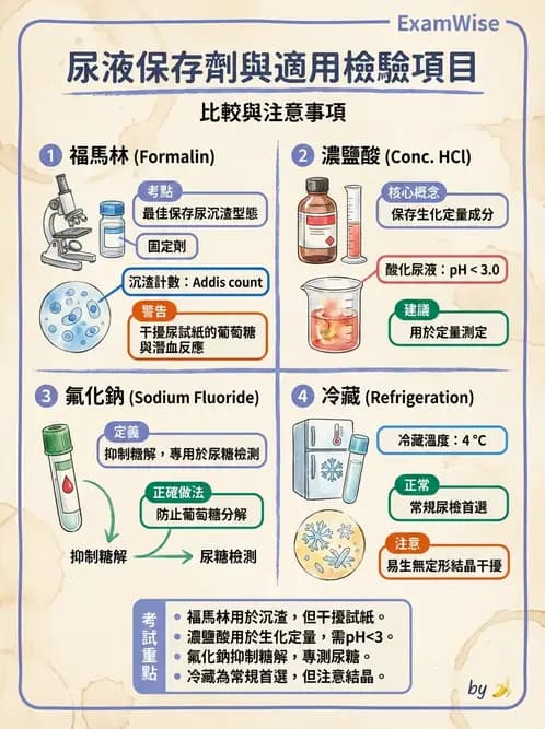 醫檢師 - 尿沉渣鏡檢與物理檢查 - AI 圖文解析預覽