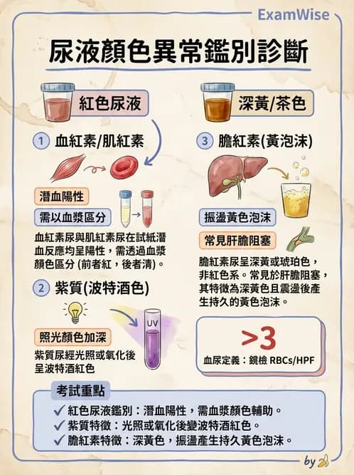 醫檢師 - 尿沉渣鏡檢與物理檢查 - AI 圖文解析預覽