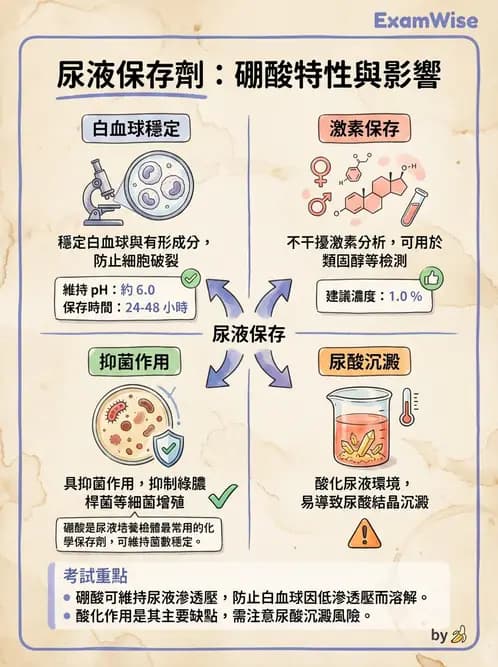 醫檢師 - 尿沉渣鏡檢與物理檢查 - AI 圖文解析預覽