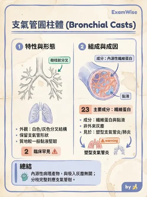 醫檢師 - 痰液一般鏡檢 - AI 圖文解析預覽