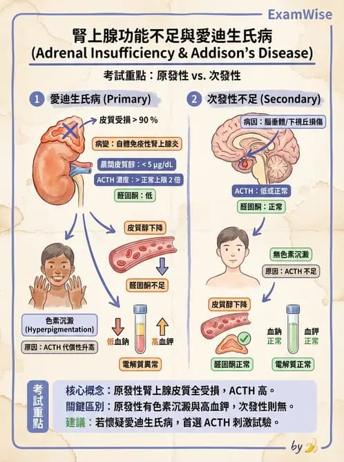 醫檢師 - 腎上腺與生殖內分泌 - AI 圖文解析預覽