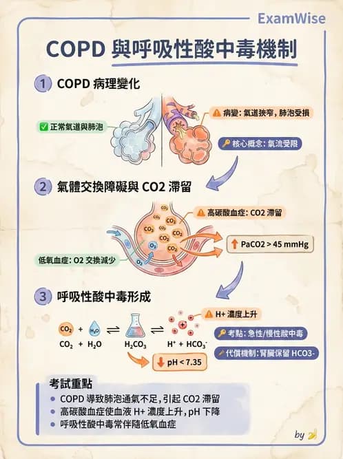 醫檢師 - 血液氣體分析及酸鹼平衡 - AI 圖文解析預覽