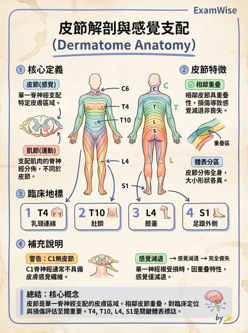 放射 - 脊神經叢與肢體神經 - AI 圖文解析預覽