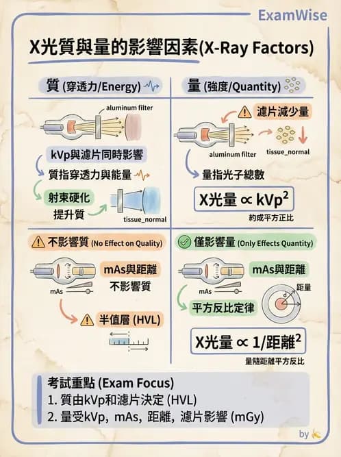 放射 - X光產生與特性 - AI 圖文解析預覽