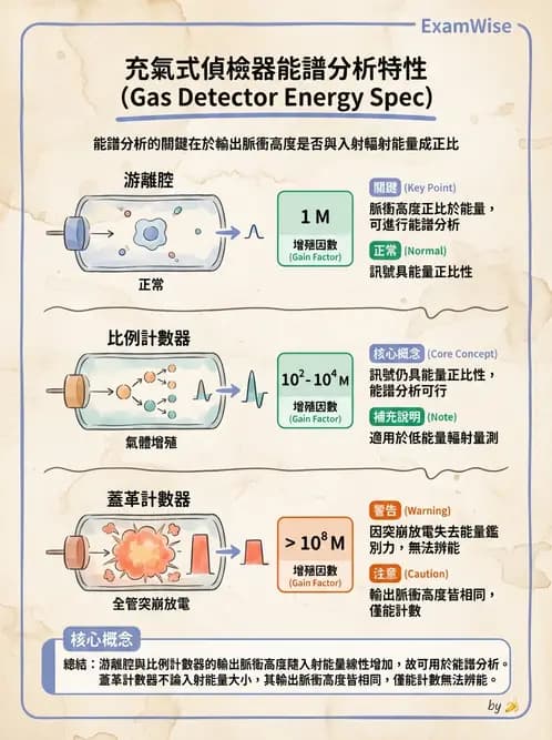 放射 - 充氣式偵檢器 - AI 圖文解析預覽