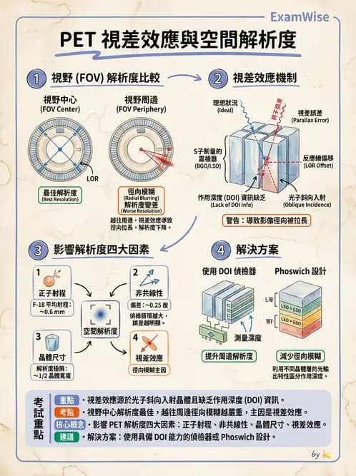 放射 - PET核種與儀器偵測原理 - AI 圖文解析預覽