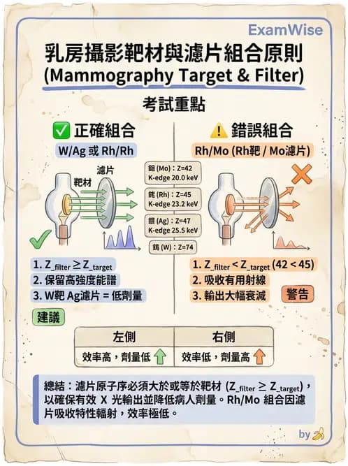 放射 - 乳房攝影裝置與影像品質 - AI 圖文解析預覽
