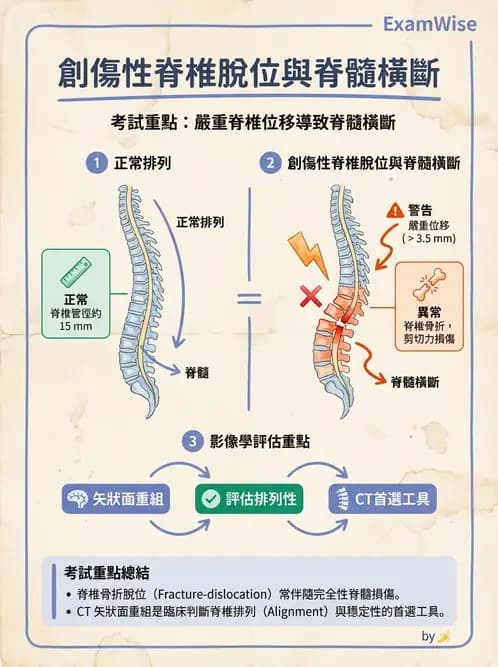 放射 - 胸腹部CT診斷 - AI 圖文解析預覽