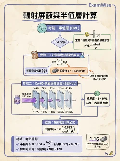 放射 - 放射治療輻射防護 - AI 圖文解析預覽