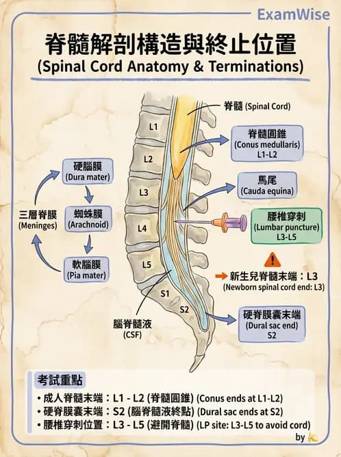 放射 - 腦幹、脊髓與腦室系統 - AI 圖文解析預覽