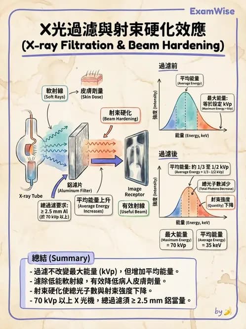 放射 - X光產生與特性 - AI 圖文解析預覽