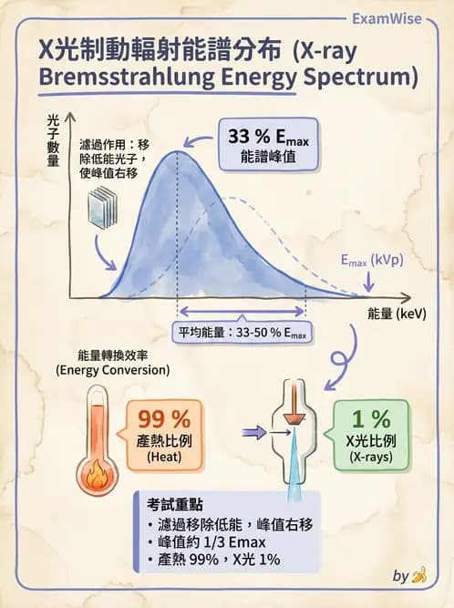 放射 - X光產生與特性 - AI 圖文解析預覽