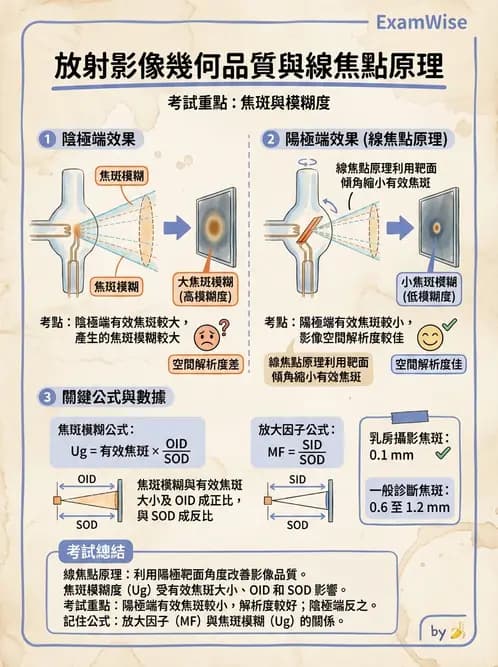 放射 - 曝光因子與影像品質 - AI 圖文解析預覽