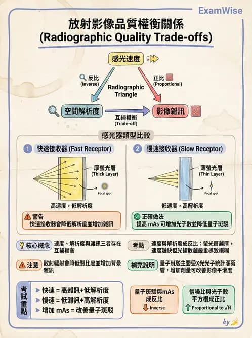 放射 - 曝光因子與影像品質 - AI 圖文解析預覽