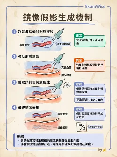 放射 - 超音波成像與都卜勒 - AI 圖文解析預覽