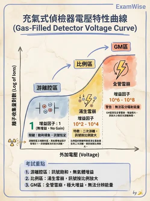 放射 - 充氣式偵檢器 - AI 圖文解析預覽