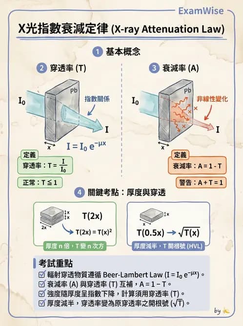 放射 - X光成像系統與影像品質 - AI 圖文解析預覽