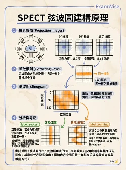 放射 - SPECT影像重建與濾波 - AI 圖文解析預覽