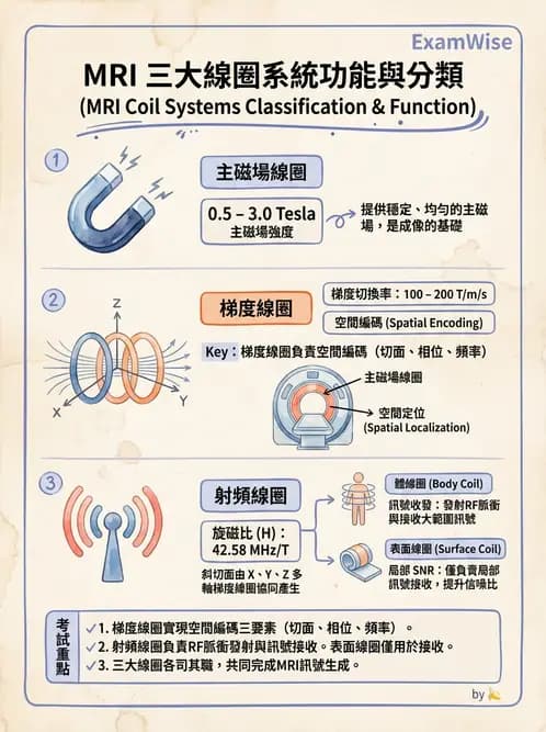 放射 - MRI系統硬體 - AI 圖文解析預覽